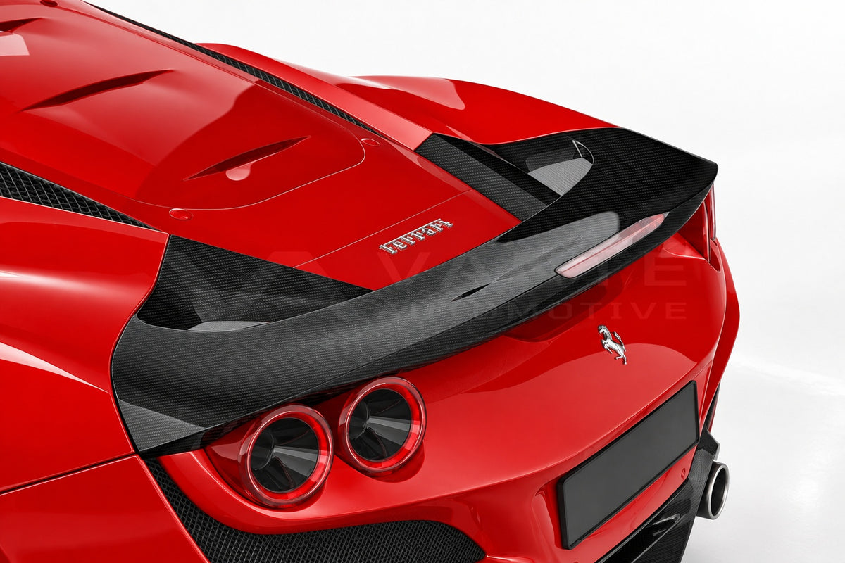 Ferrari F8 Tributo Carbon Fibre Rear Spoiler