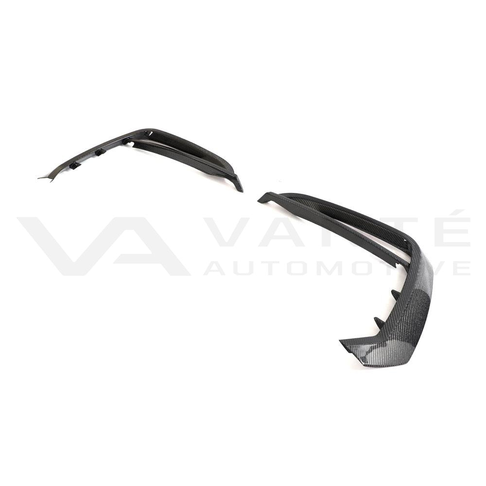 Audi RSQ8 4M Carbon Fiber Front Canards/Bumper Trim/Foglamp Covers