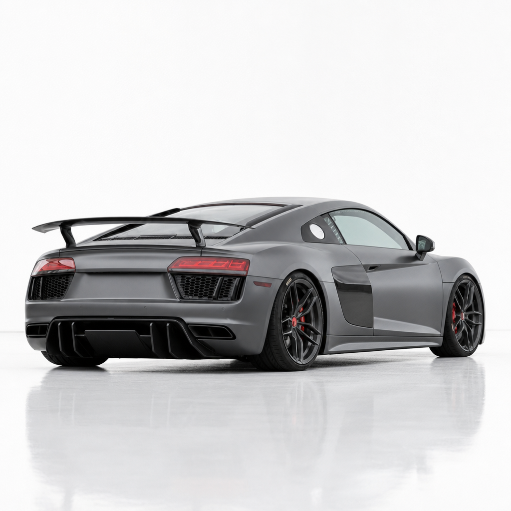Audi R8 4S Carbon Fiber Rear Diffuser V2