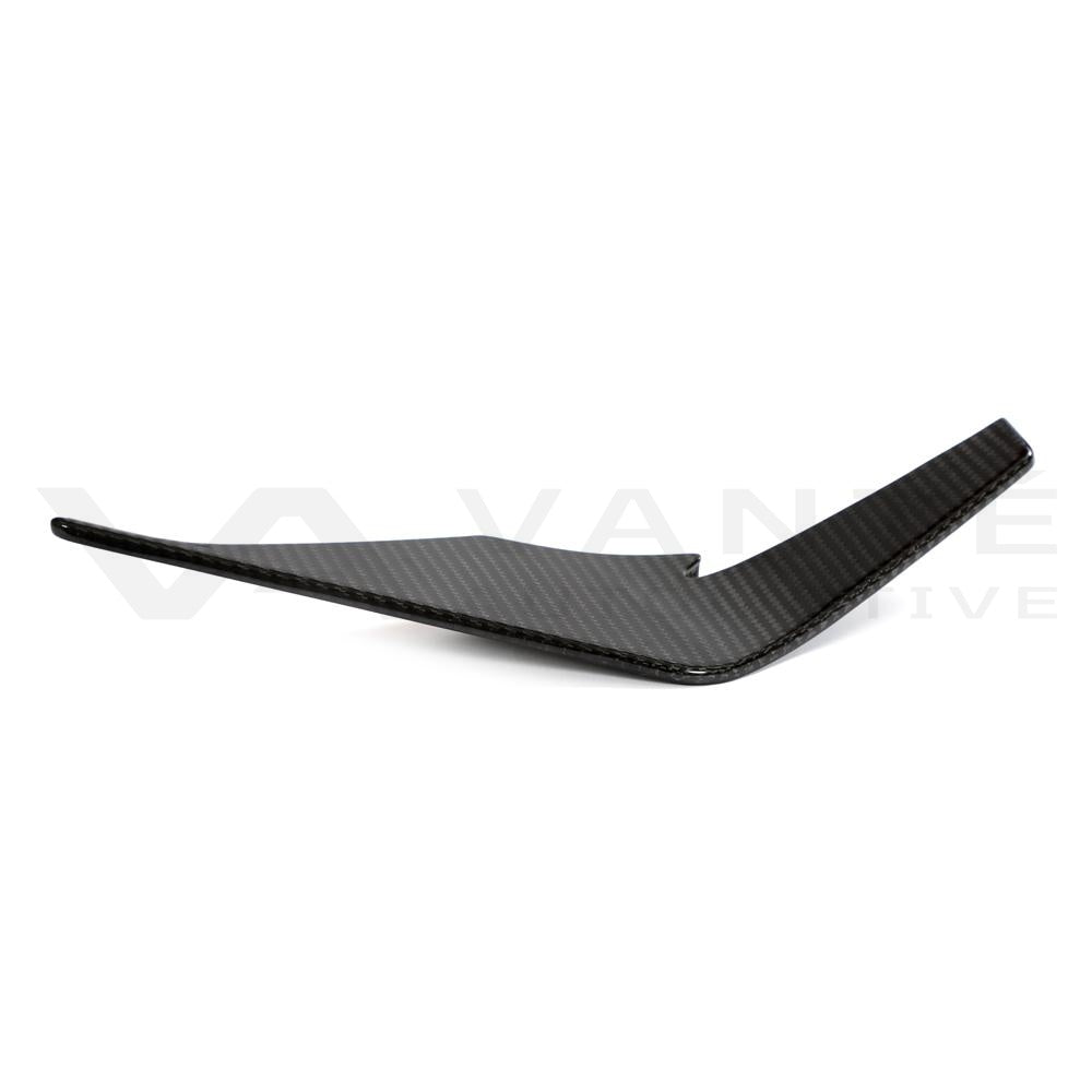Audi R8 4S FL Carbon Fiber Front Bumper Canards V2