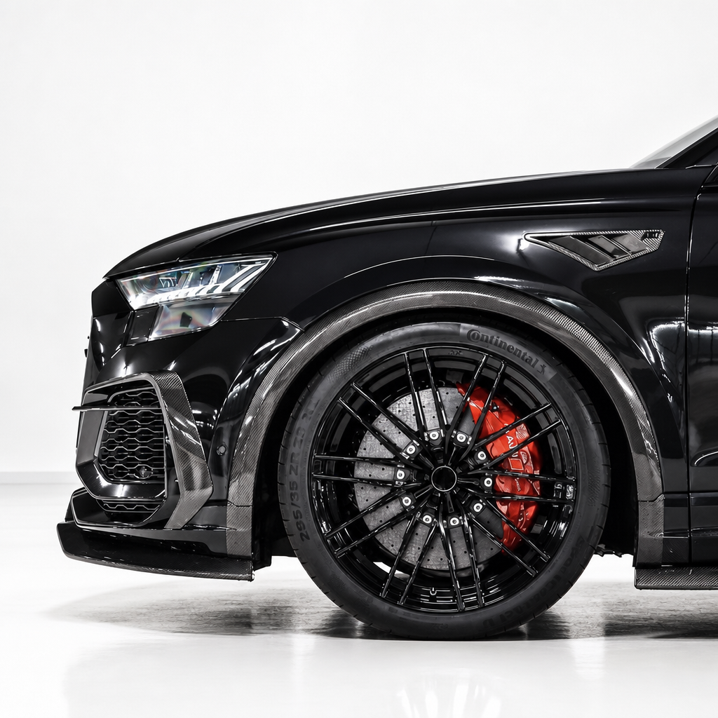Audi RSQ8 4M Carbon Fiber Radkasten-Trims