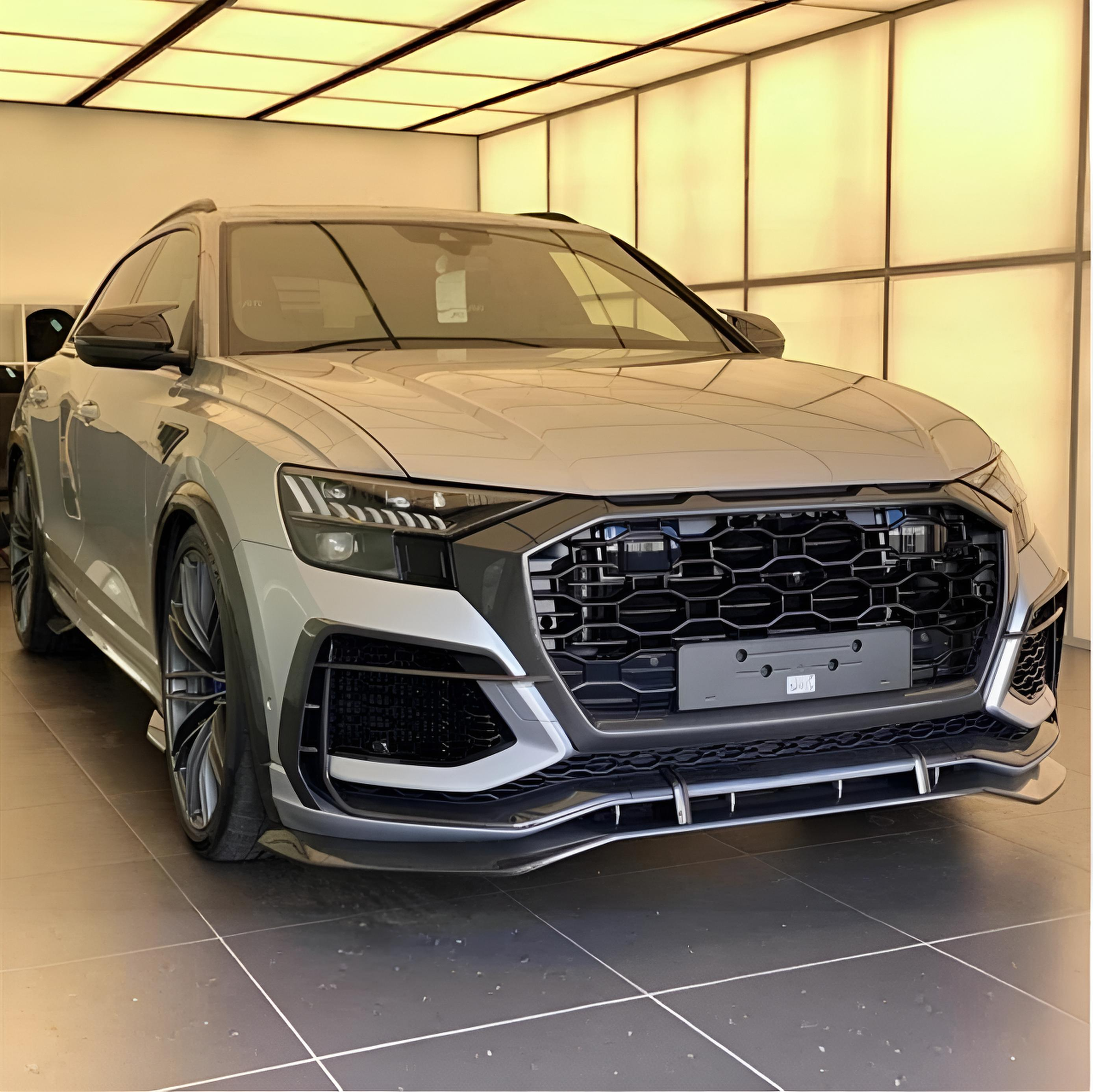 Audi RSQ8 4M Carbon Fibre Front Lip Splitter image 1