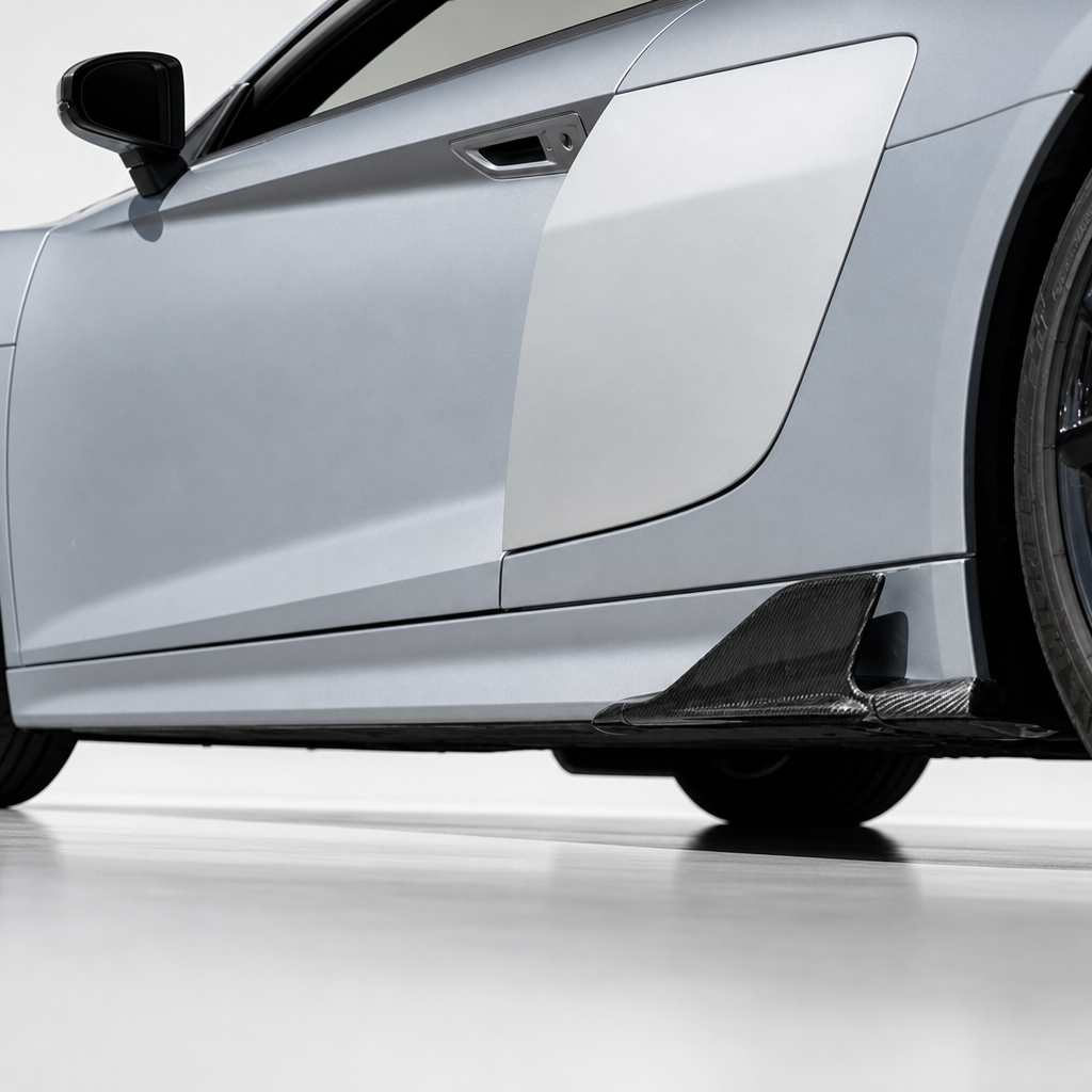 Audi R8 4S Aletas Laterales de Parachoques de Fibra de Carbono