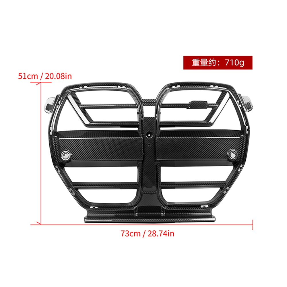 BMW M3 G80 / M4 G82 Prepreg Carbon Fibre Front Grille SOOQOO