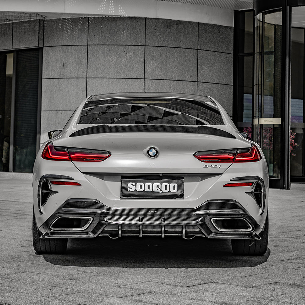 BMW 8 Series G16 Prepreg Carbon Fibre Rear Diffuser SOOQOO