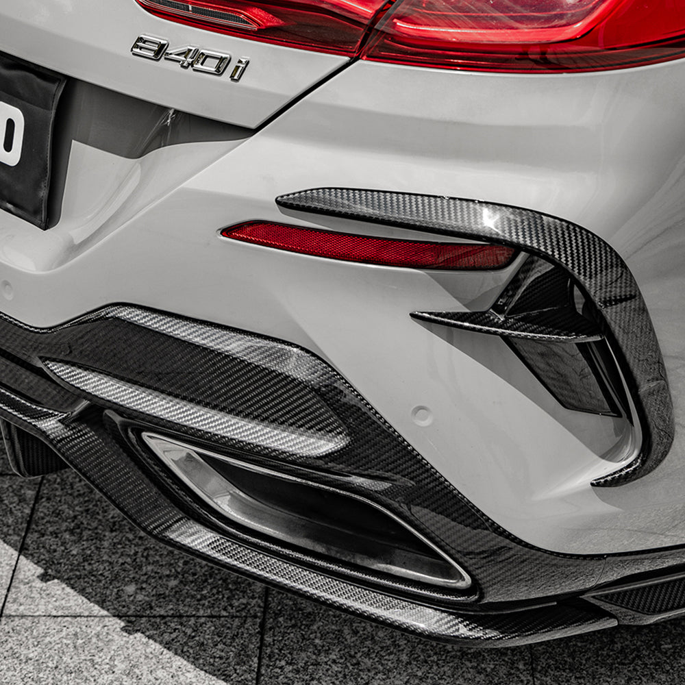 BMW 8 Series G16 Prepreg Carbon Fibre Rear Diffuser SOOQOO