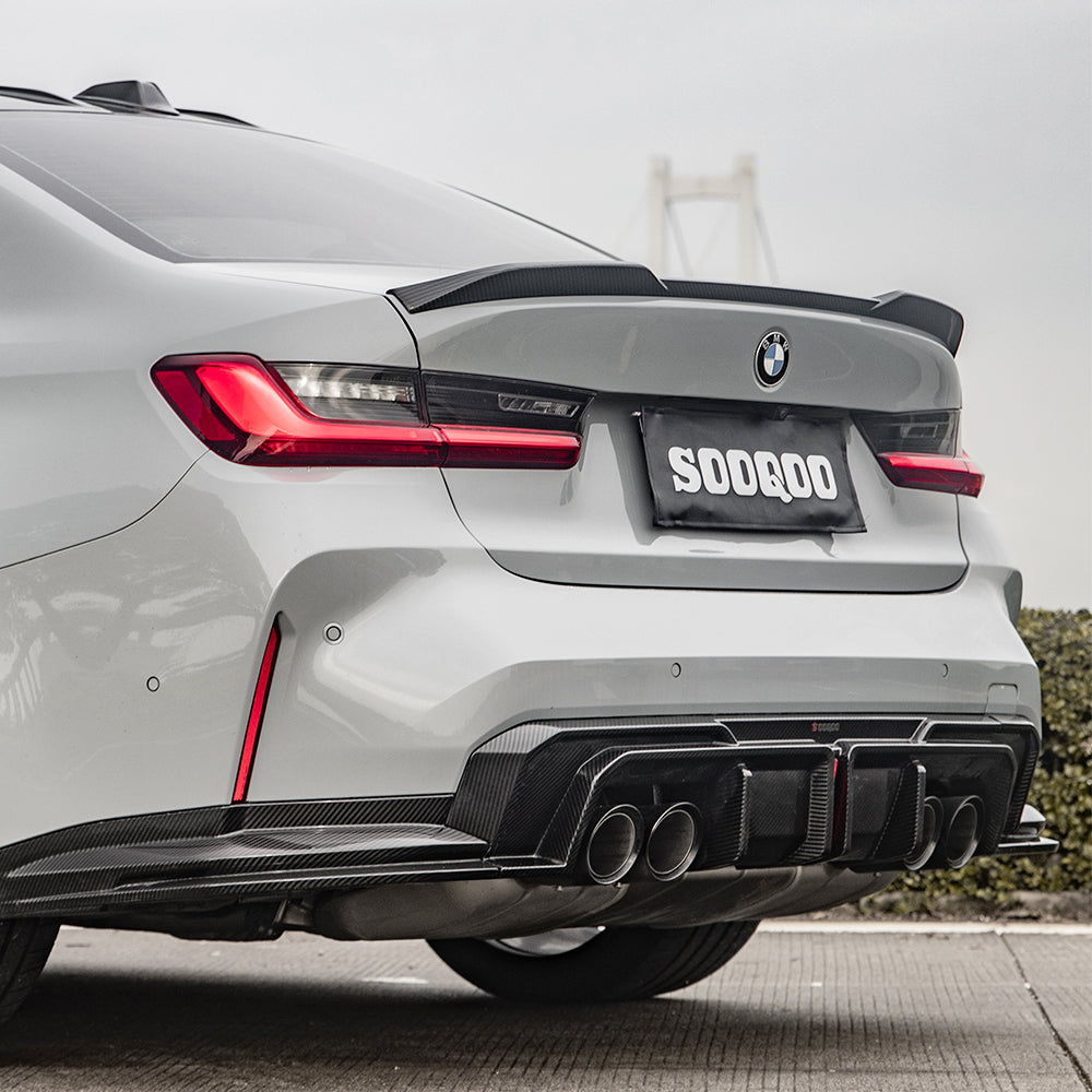BMW M3 G80 Prepreg Carbon Fibre Rear Diffuser SOOQOO