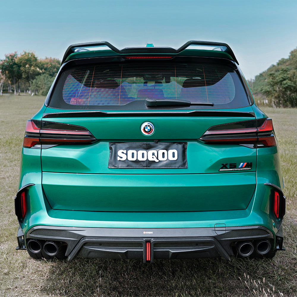 BMW X5M F95 Facelift Prepreg Carbon Fibre Rear Bumper Insert SOOQOO