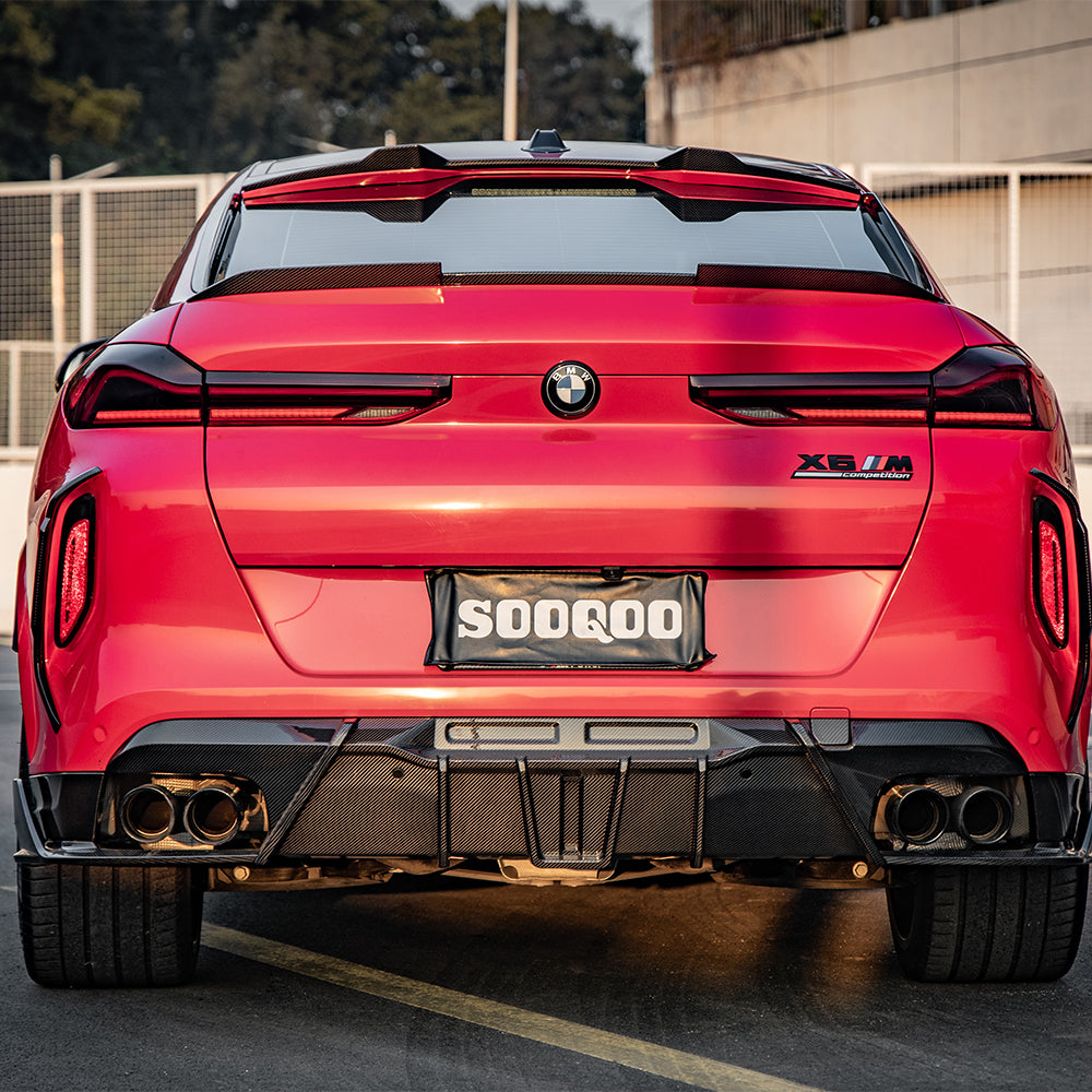 BMW X6M F96 Prepreg Carbon Fibre Top Spoiler SOOQOO