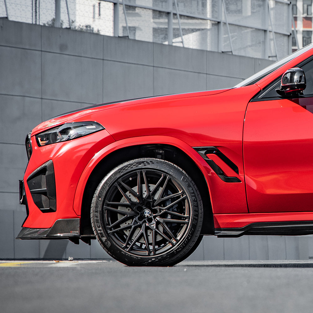 BMW X6M F96 Prepreg Carbon Fibre Side Fender Trim SOOQOO