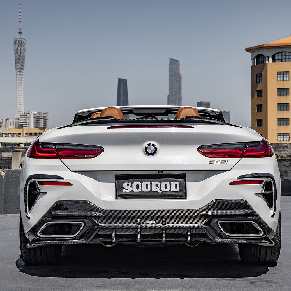 BMW 8 Series G14 Prepreg Carbon Fibre Rear Diffuser SOOQOO