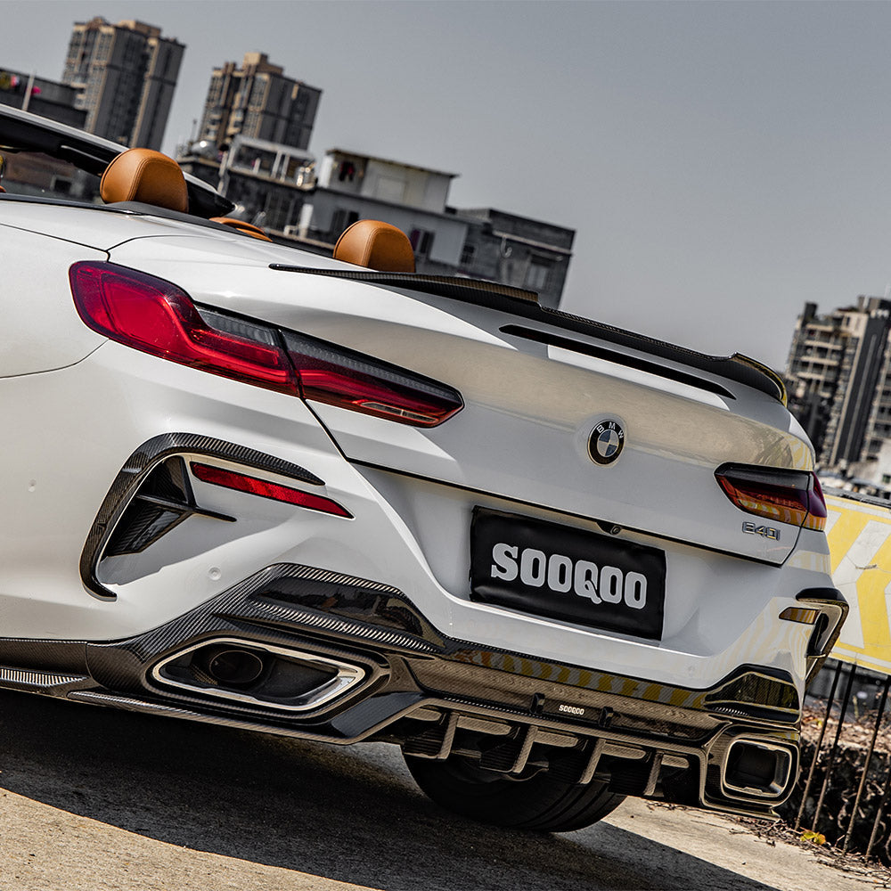 BMW 8 Series G14 Prepreg Carbon Fibre Rear Diffuser SOOQOO