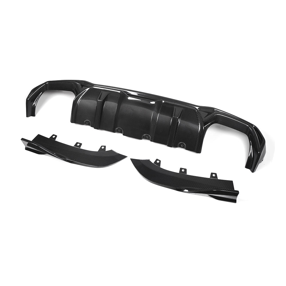 BMW 4 Series G22 Prepreg Carbon Fibre Rear Diffuser SOOQOO