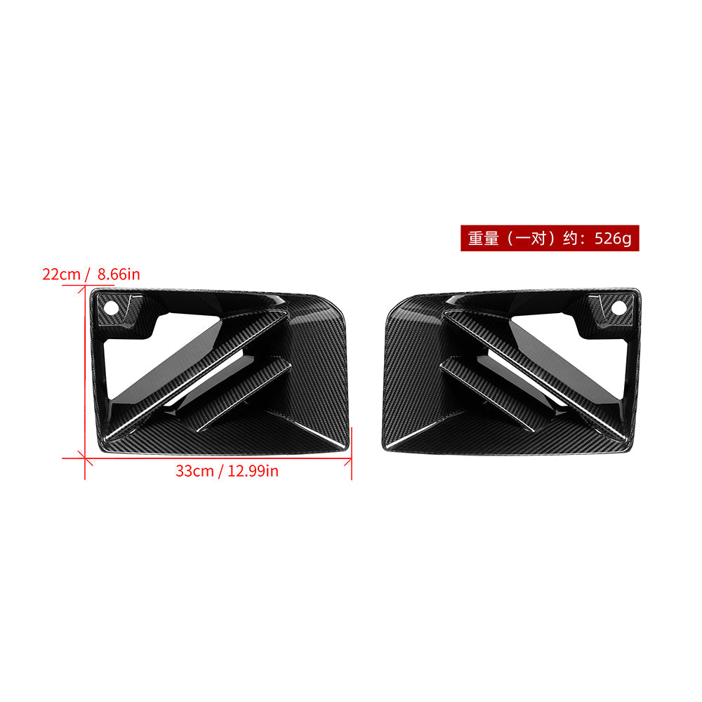 BMW M2 G87 Prepreg Carbon Fibre Air Inlets SOOQOO