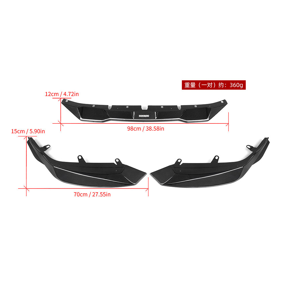 BMW M2 G87 Prepreg Carbon Fibre Front Lip SOOQOO