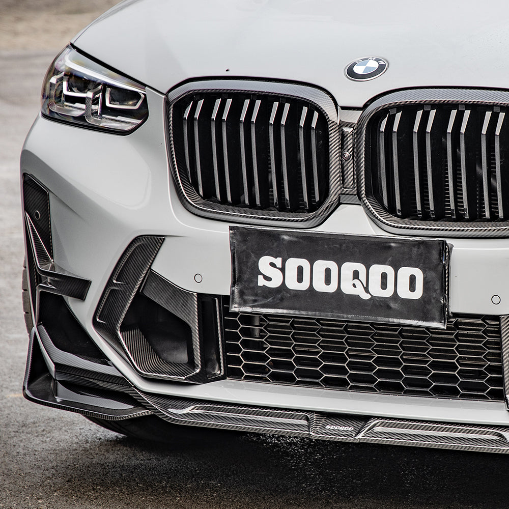 BMW X3M F97 & X4M F98 LCI Prepreg Carbon Fibre Front Lip SOOQOO