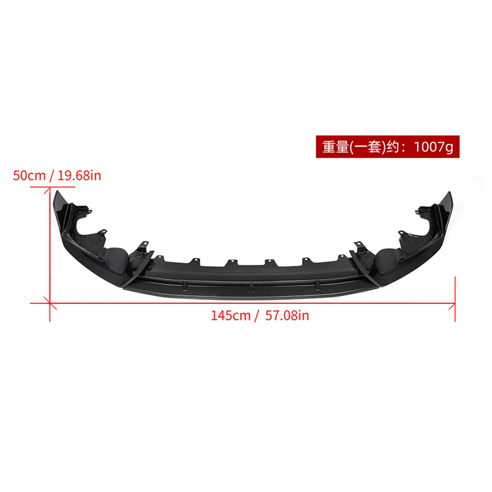 BMW X3 G01 LCI Prepreg Carbon Fibre Front Lip SOOQOO