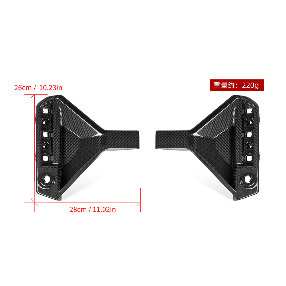 BMW M2 G87 Prepreg Carbon Fibre Rear Bumper Inserts SOOQOO