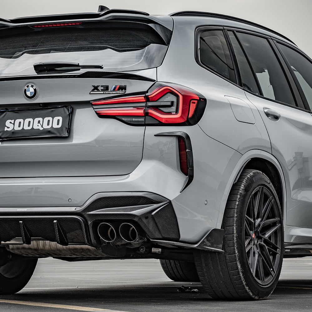 BMW X3M F97 LCI Carbon Fibre Rear Diffuser SOOQOO