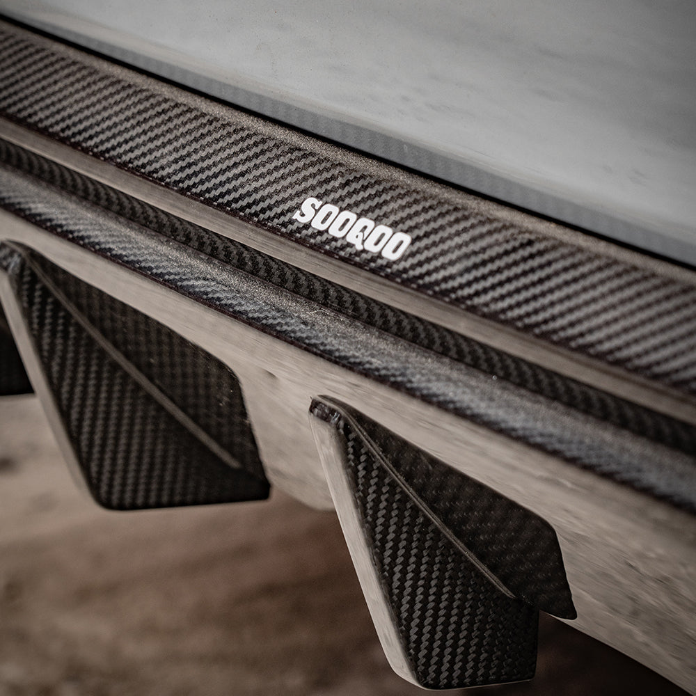 BMW X3M F97 LCI Carbon Fibre Rear Diffuser SOOQOO