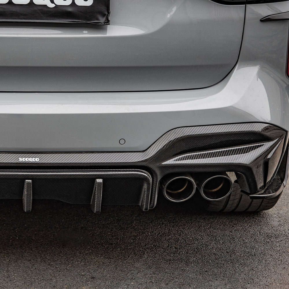 BMW X3M F97 LCI Carbon Fibre Rear Diffuser SOOQOO