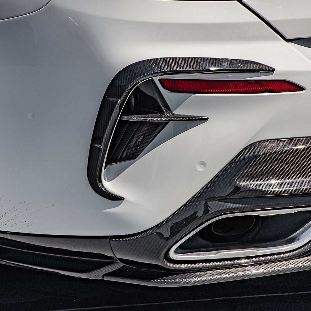 BMW 8 Series G14 Prepreg Carbon Fibre Rear Bumper Insert SOOQOO