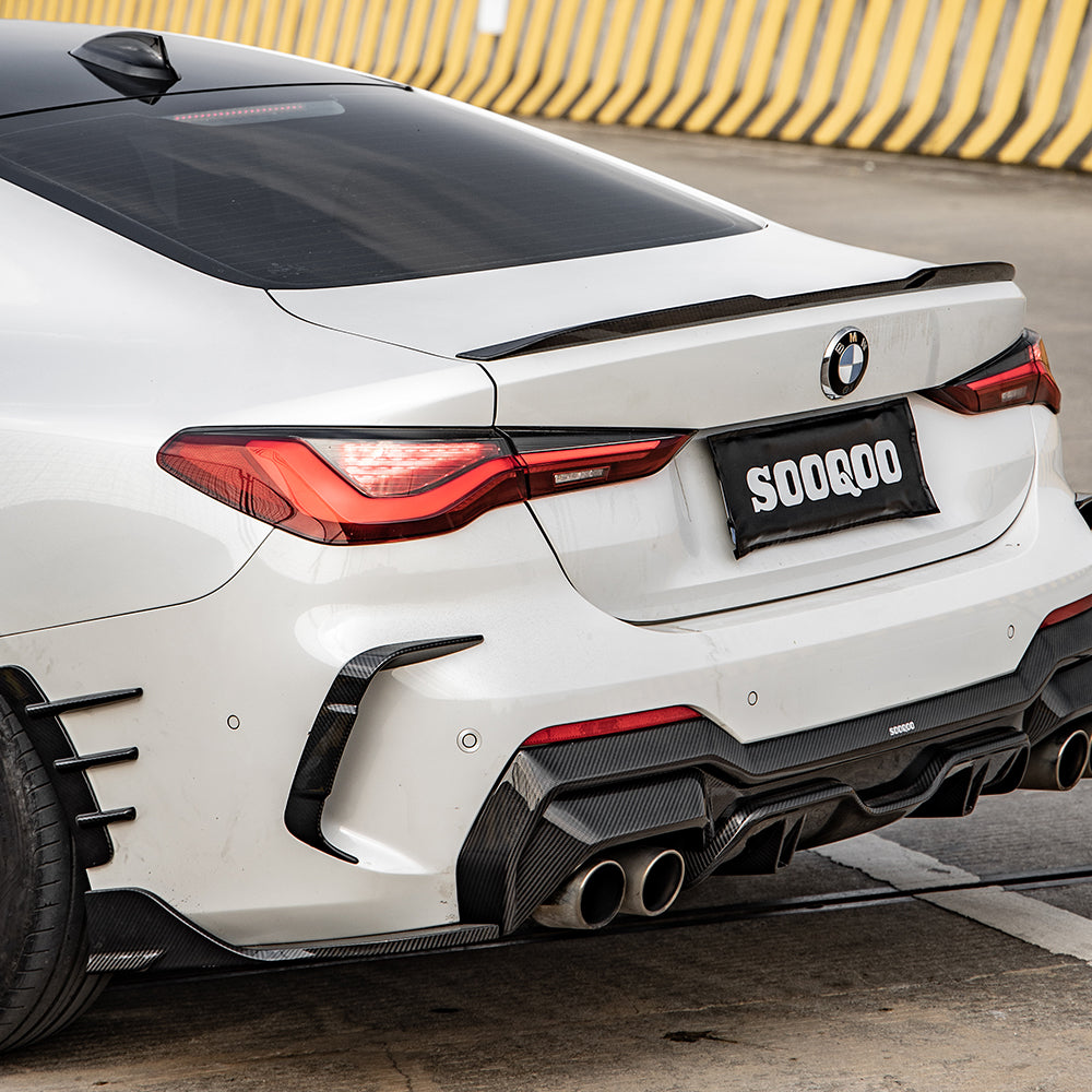 BMW 4 Series G22 Prepreg Carbon Fibre Front Bumper Insert SOOQOO