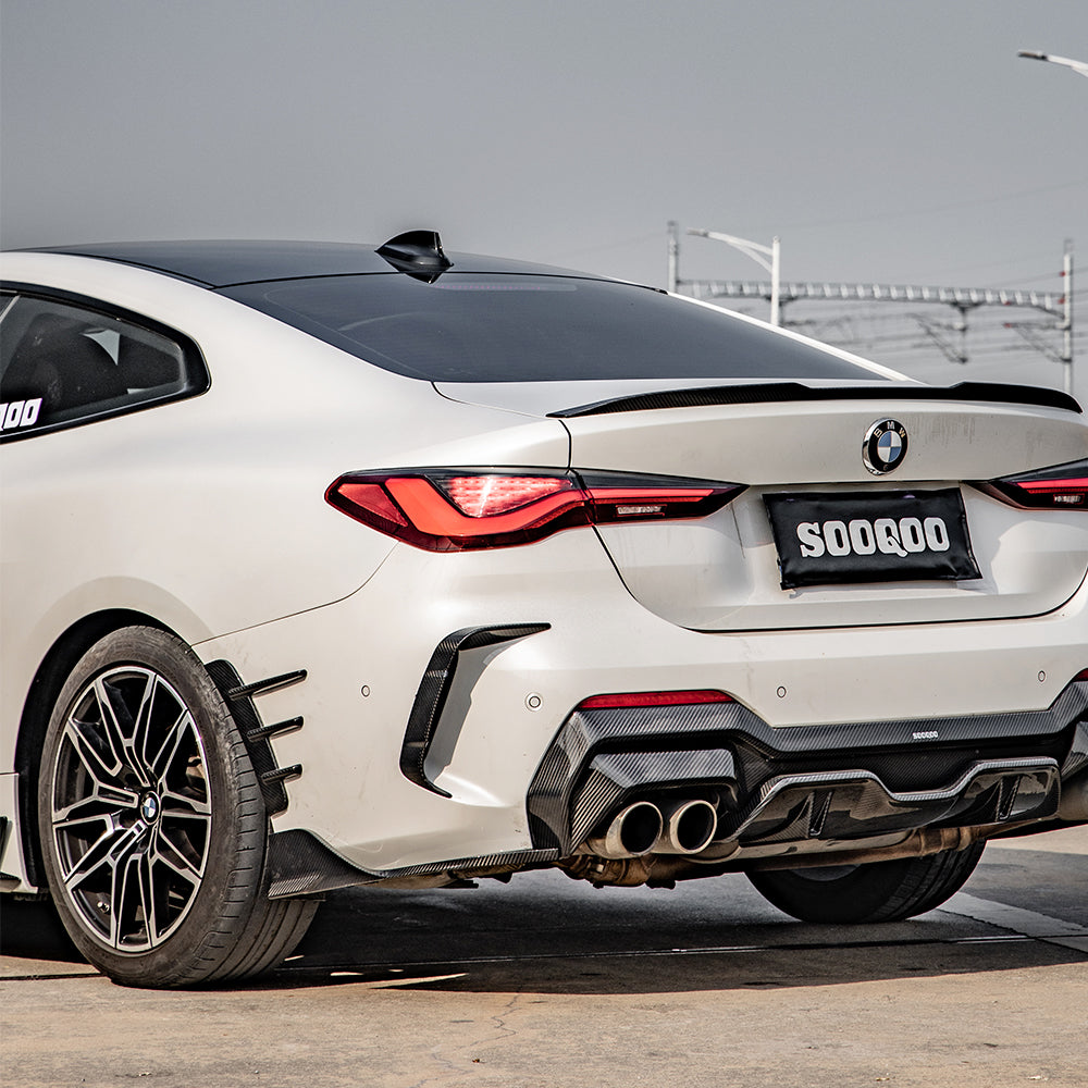 BMW 4 Series G22 Prepreg Carbon Fibre Front Arch Trims SOOQOO