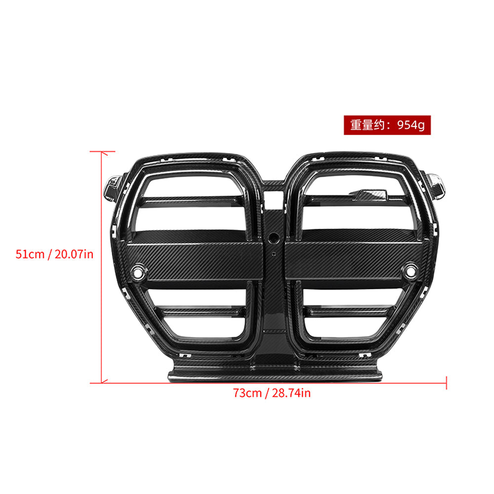 BMW M3 G80 M4 G82 Prepreg Carbon Fibre Front Grille SOOQOO