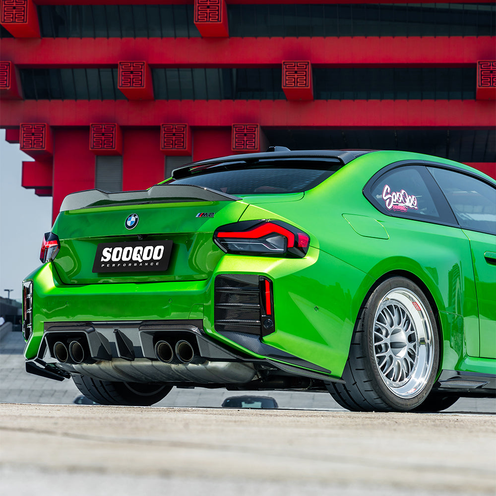 BMW M2 G87 Prepreg Carbon Fibre Rear Diffuser V2 SOOQOO