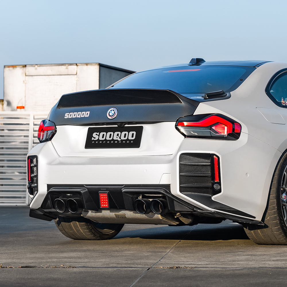 BMW M2 G87 Prepreg Carbon Fibre Rear Diffuser V3 SOOQOO