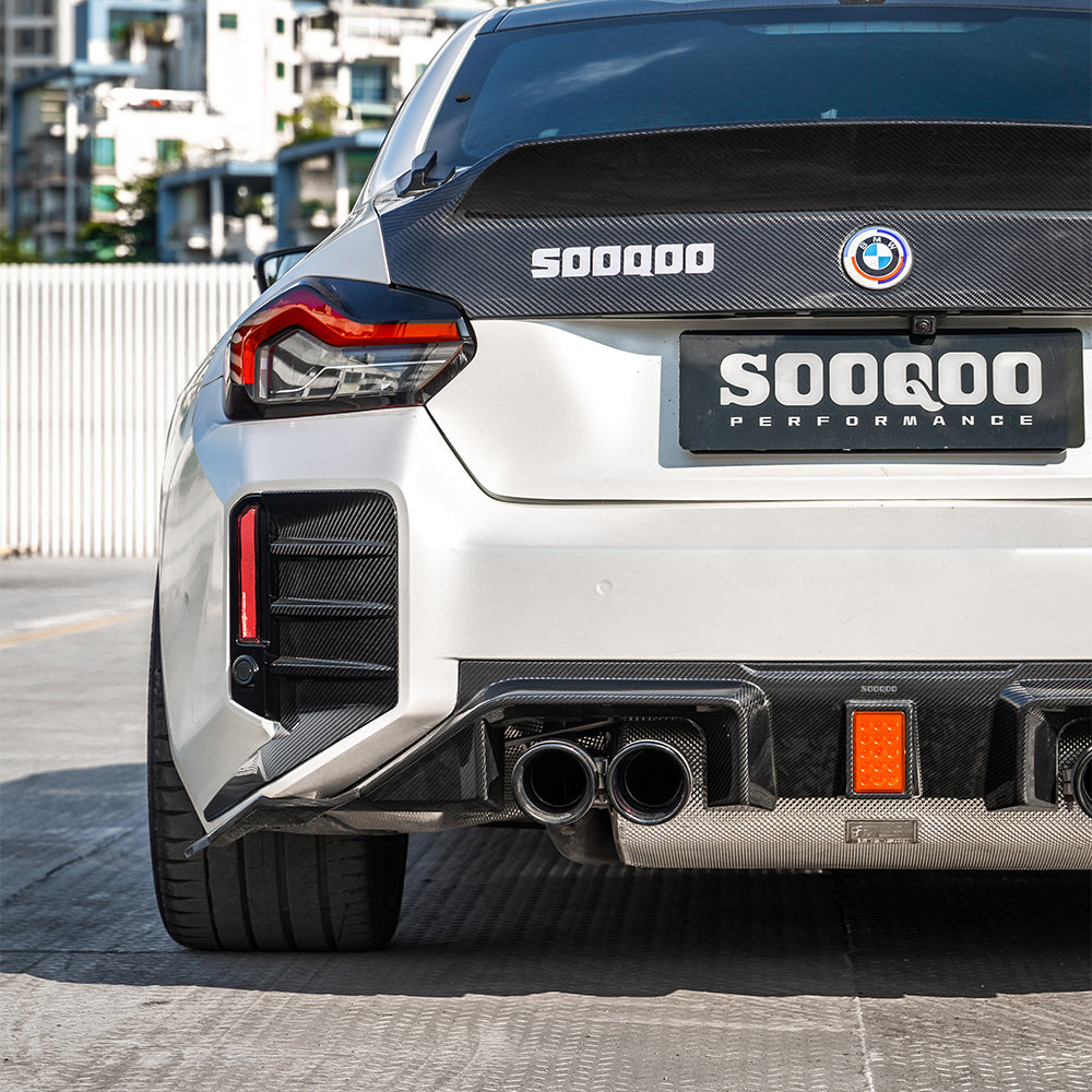 BMW M2 G87 Prepreg Carbon Fibre Rear Diffuser V3 SOOQOO