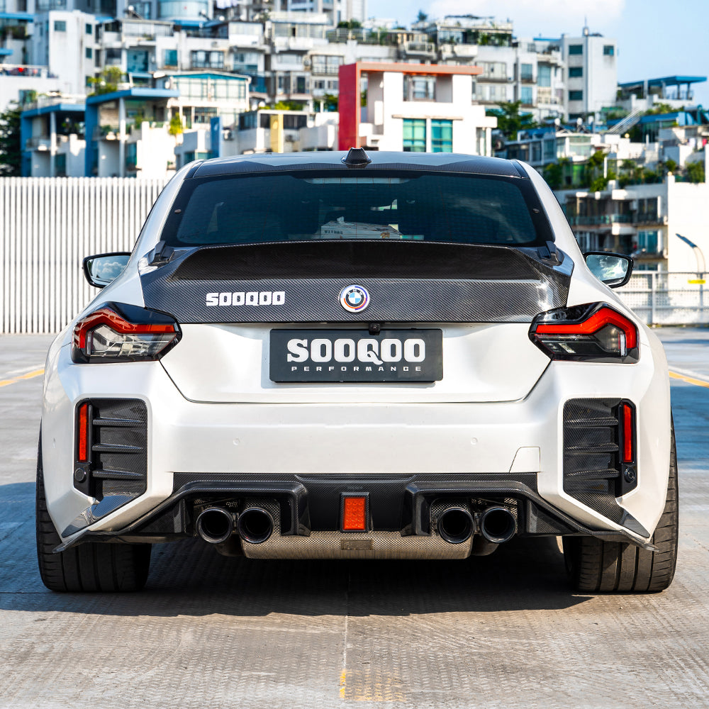 BMW M2 G87 Prepreg Carbon Fibre Rear Diffuser V3 SOOQOO