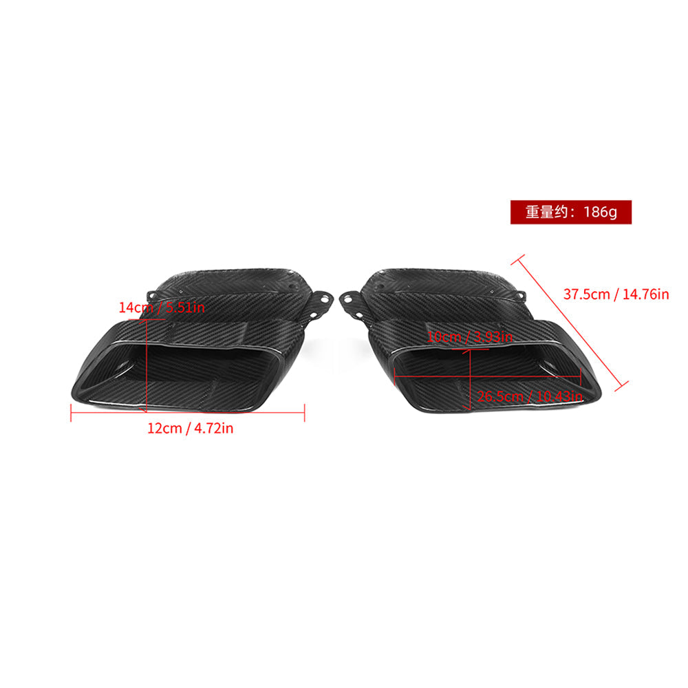 BMW X5 G05 Prepreg Carbon Fibre Exhaust Tips SOOQOO