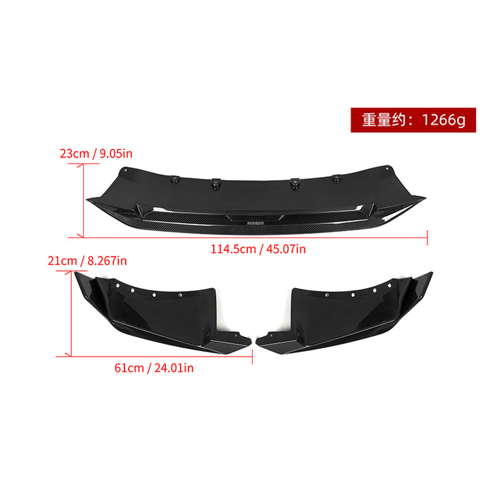 BMW X5 G05 LCI Prepreg Carbon Fibre Front Lip SOOQOO