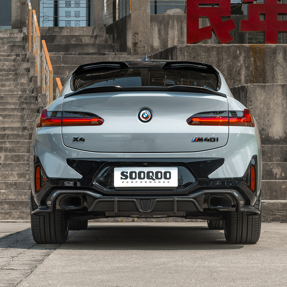 BMW X4M F98 Prepreg Carbon Fibre Rear Spoiler SOOQOO