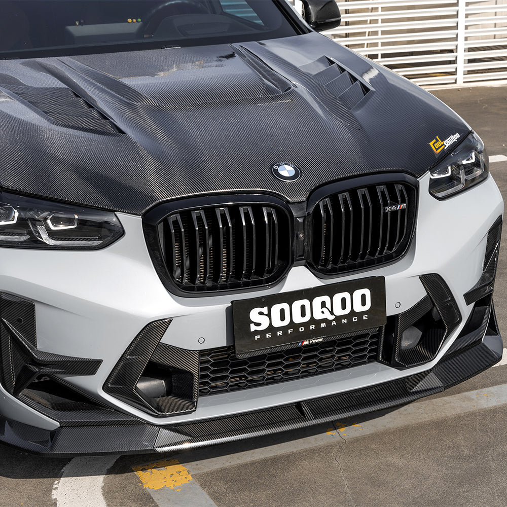 BMW X3M F97 & X4M F98 LCI Prepreg Carbon Fibre Front Lip SOOQOO