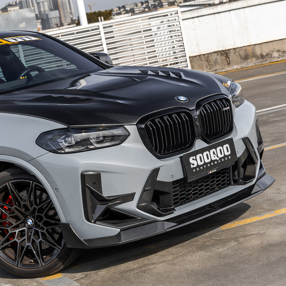 BMW X3M F97 & X4M F98 LCI Prepreg Carbon Fibre Front Lip SOOQOO
