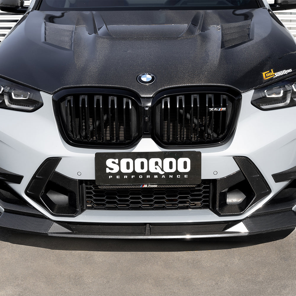 BMW X3M F97 & X4M F98 LCI Prepreg Carbon Fibre Front Lip SOOQOO
