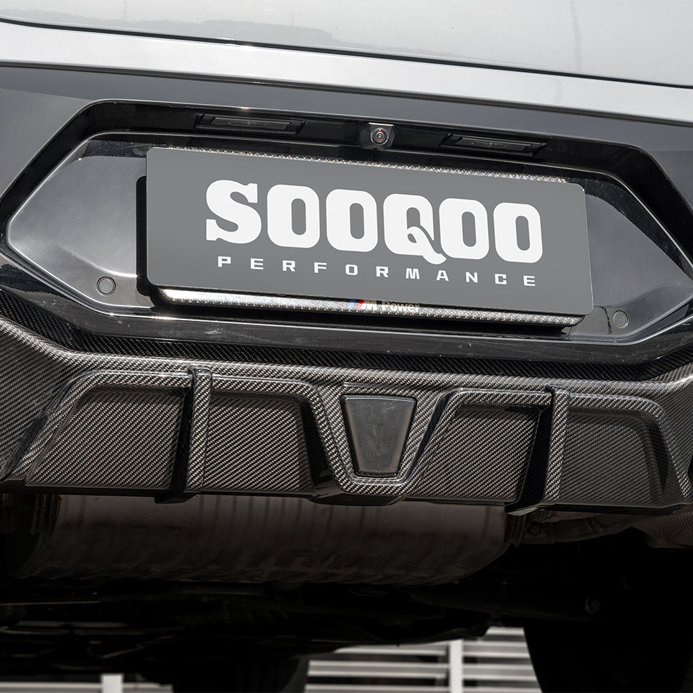 BMW X4M F98 Facelift Prepreg Carbon Fibre Rear Diffuser with Brake Light SOOQOO