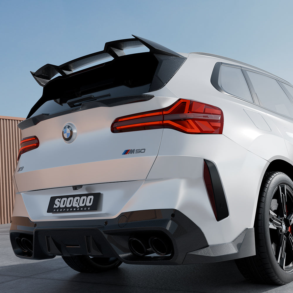 BMW X3 G45 Prepreg Carbon Fibre Rear Window Fins SOOQOO