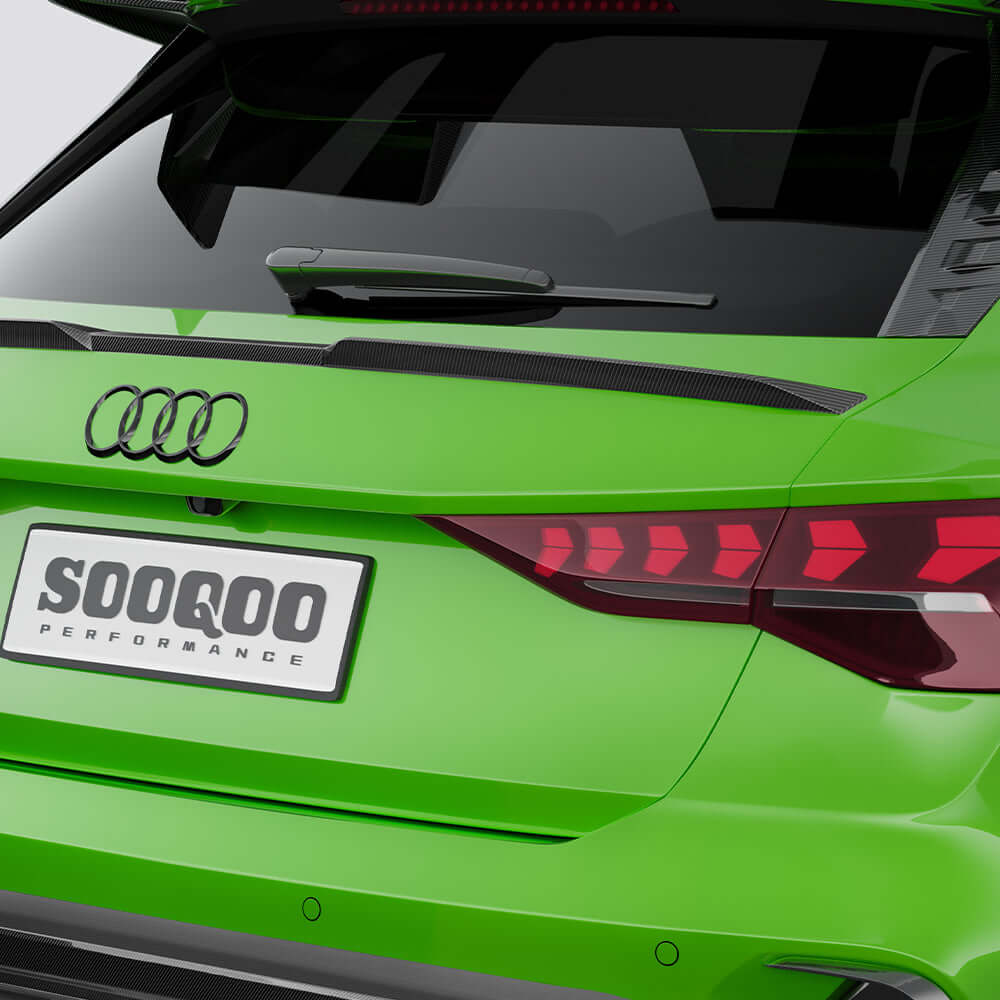 Audi RS3 Sportback 8Y Carbon Fibre Mid Rear Spoiler SOOQOO
