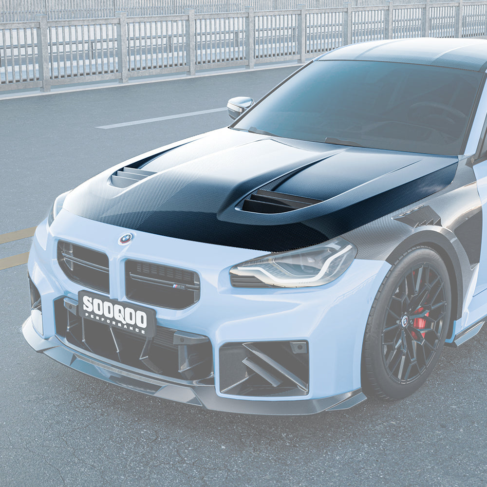 BMW M2 G87 Prepreg Carbon Fibre Vented Bonnet SOOQOO