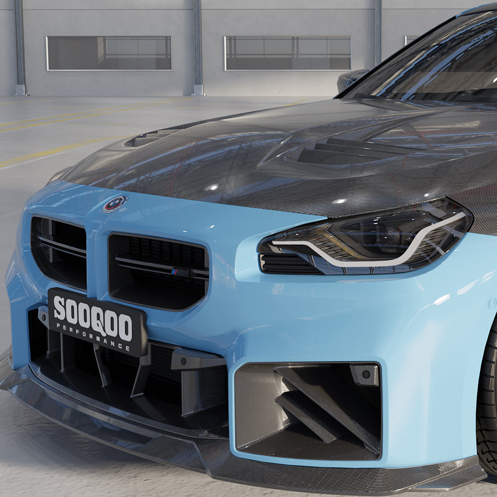 BMW M2 G87 Prepreg Carbon Fibre Vented Bonnet SOOQOO