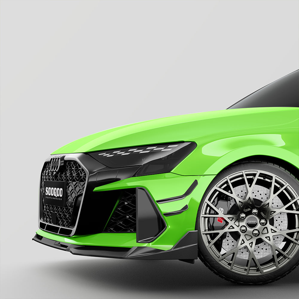 Audi RS3 8Y.5 Canard/Alette Anteriori in Fibra di Carbonio