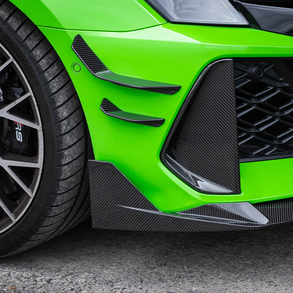Audi RS3 8Y.5 Canard/Alette Anteriori in Fibra di Carbonio