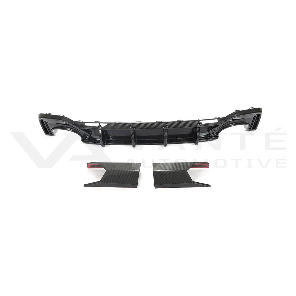 Audi RS6/RS7 C8 Carbon Fiber Rear Bumper Diffuser Lip Splitter