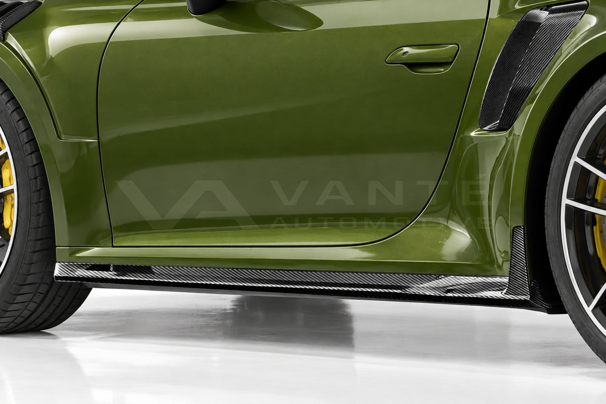 Porsche 911 992.1 Turbo S Carbon Fibre Side Skirts – image 4