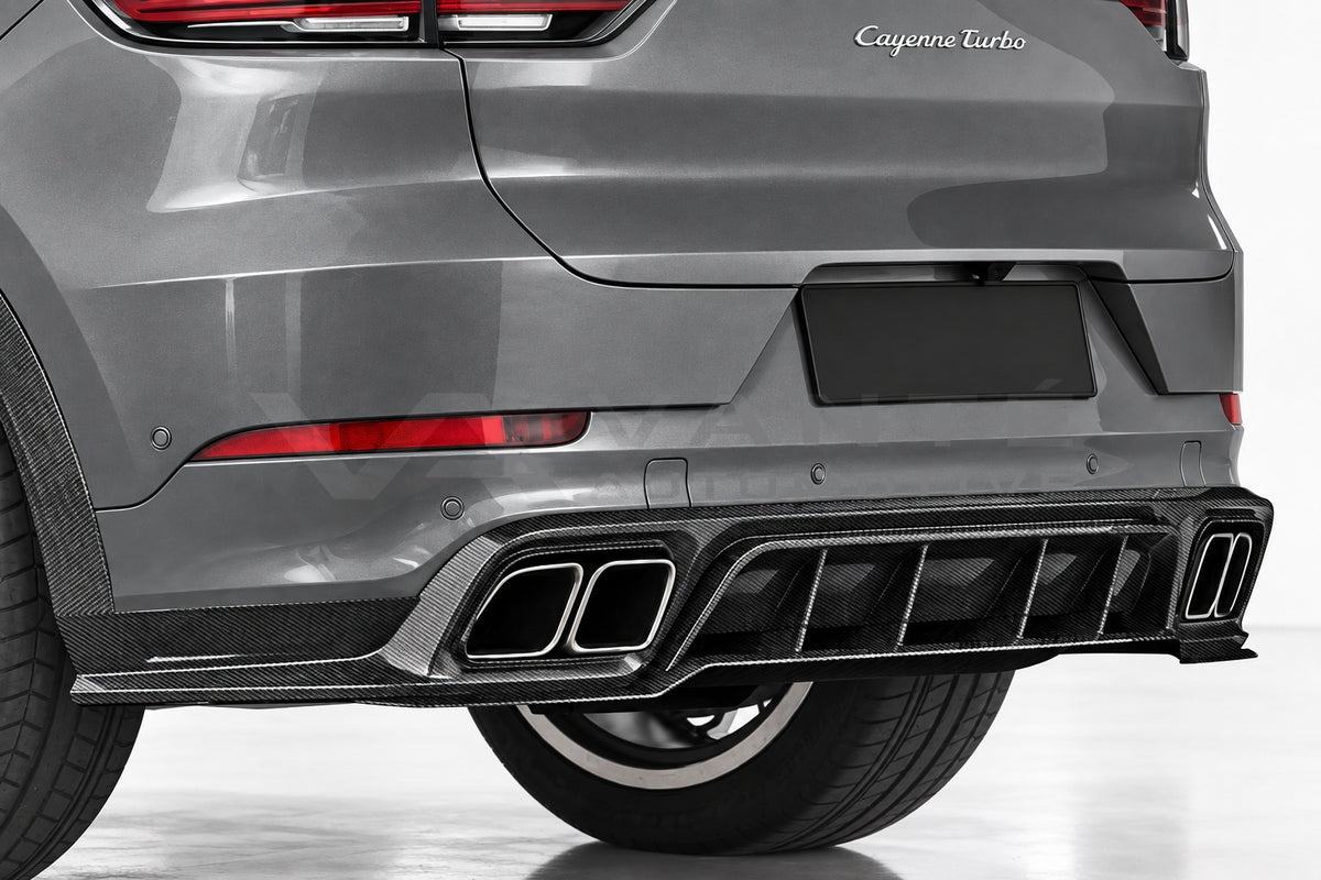 Porsche Cayenne 9YA/9YB Carbon Fibre Rear Diffuser – image 2
