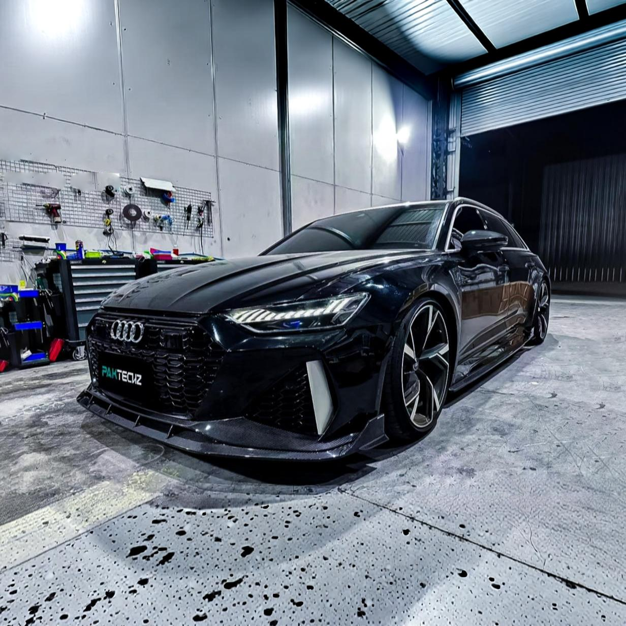 Audi RS6/RS7 C8 Carbon Fiber Front Canards V2 image 5